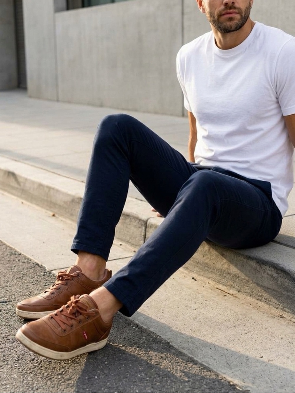 Levi’s Men’s Brown Casual Sneakers – Size 7.5
